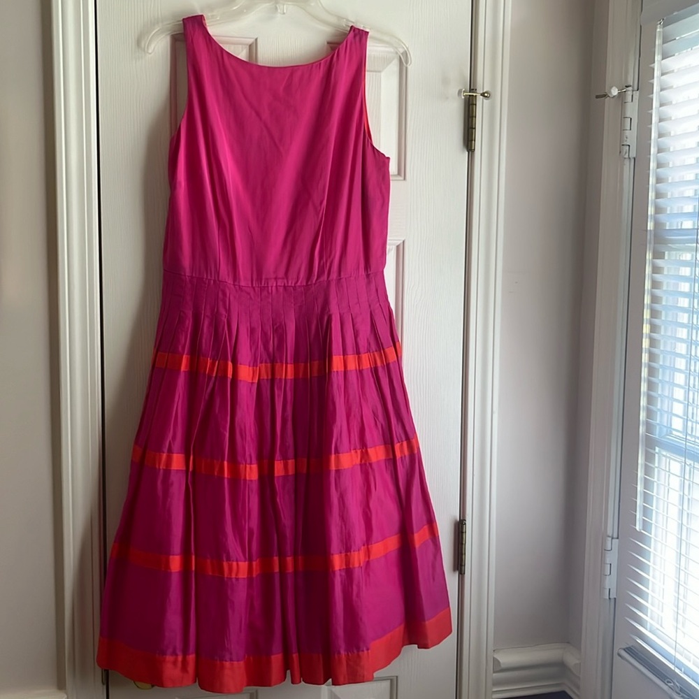 Talbots pleated dress